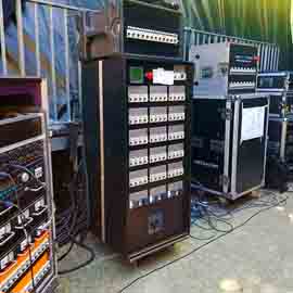 Distribuci�n de energ�a en conciertos de Castrelos Vigo