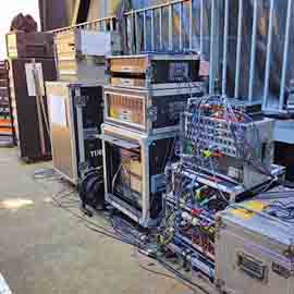 Secci�n para la distribuci�n de energ�a para la secci�n del sonido en concierto.