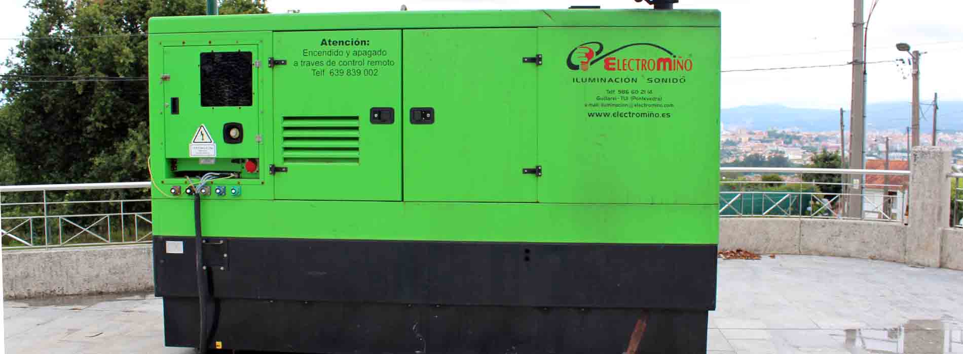 Electromi�o, aluguel de gerador, montagens de linha de for�a